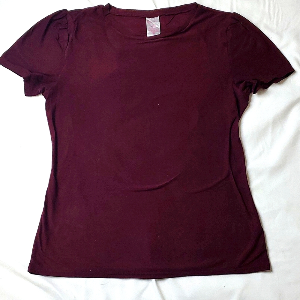 Marron tight fitted shirt